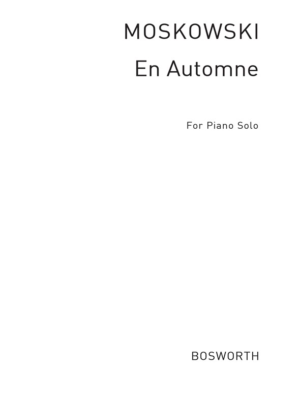 Moszkowski, M En Automne Op.36 Pf