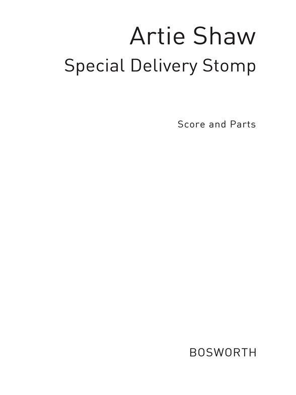 Shaw, A Special Delivery Stomp Jzsh Bnd