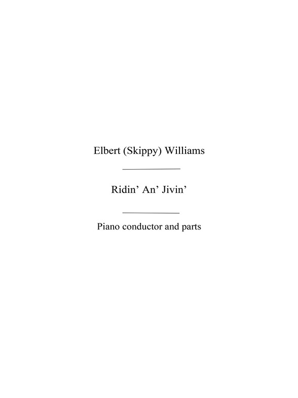 Williams, E Ridin' An' Jivin' Jzsw Bnd