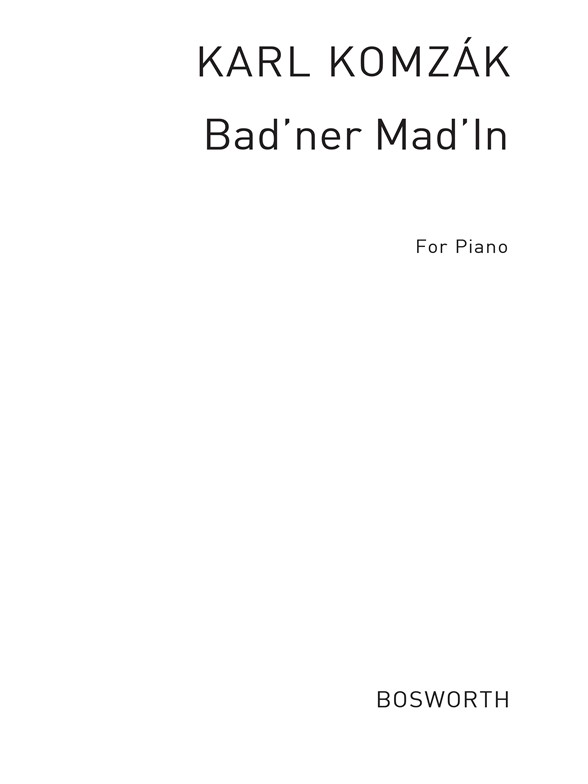 Komzak, K Bad'ner Madl'n Pf