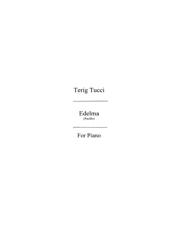 Tucci, T Edelma Pasillo (Helyer) Pf
