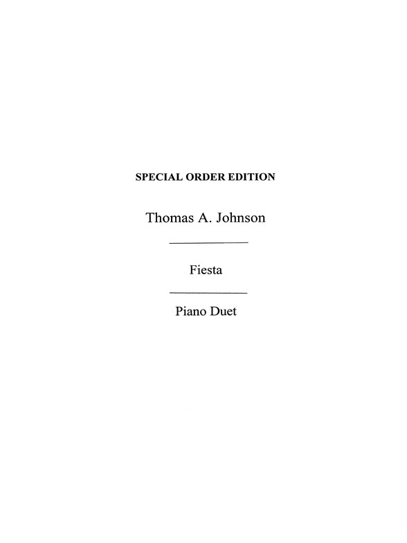 Johnson, T A Fiesta Pfduet