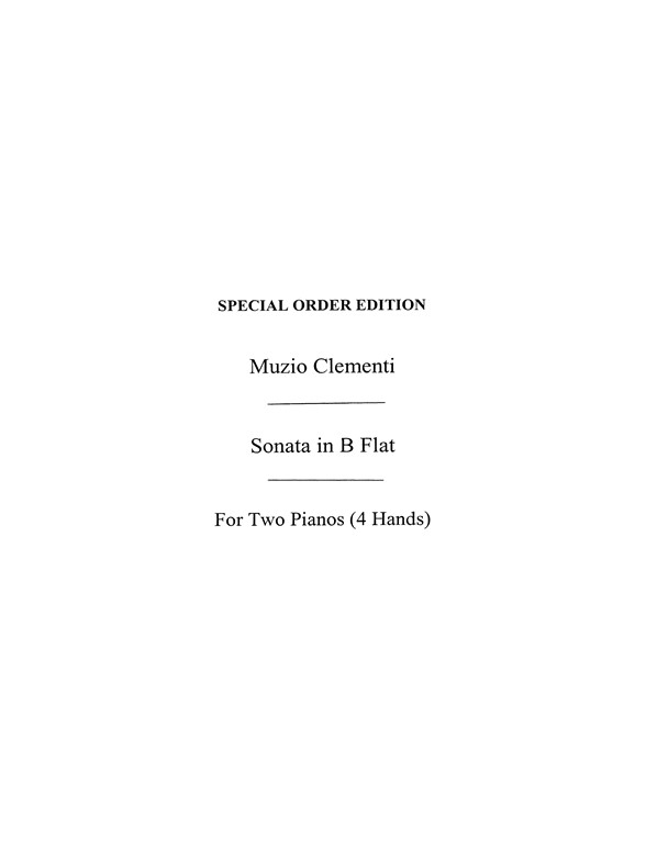 Clementi: Sonata In B Flat