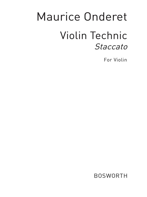 Onderet, M Violin Technic Staccato Vln
