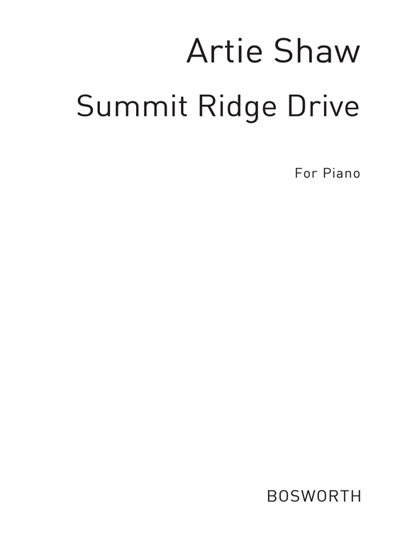 Shaw, A Summit Ridge Drive Keyboard Cavalcade Of Swing And Boogie Pf