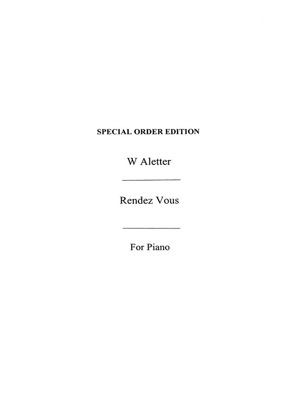 Aletter,w Rendezvous Pf
