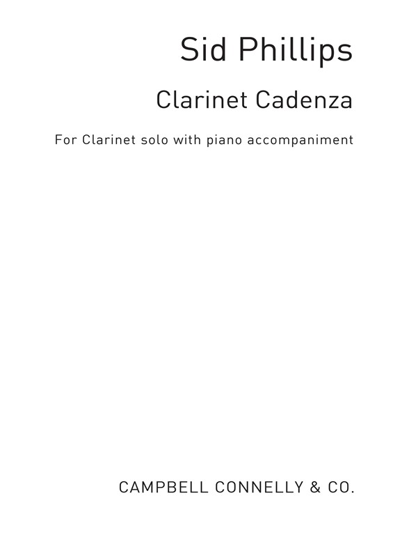 Phillips, Clarinet Cadenza Clt/Pf