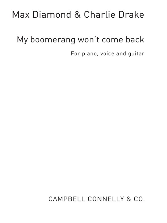 My Boomerang Won't Come Back Pvg (Diamond/Drake)