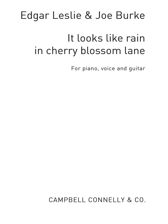 Leslie/Burke It Looks Like Rain In Cherry Blossom Lane Pvg