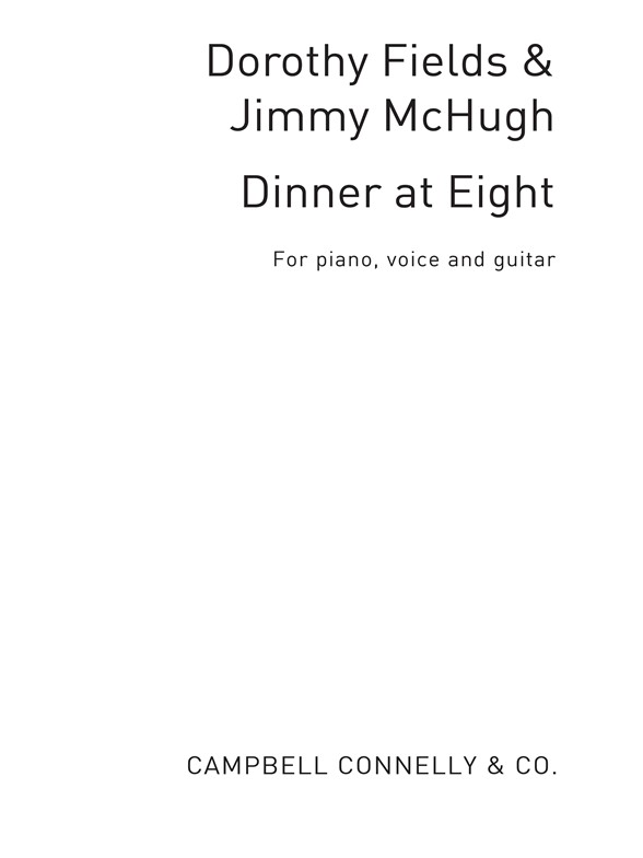 Fields/Mchugh Dinner At Eight Pvg