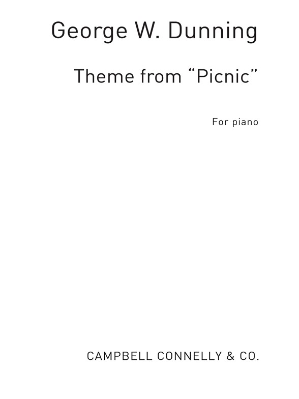 Duning, Gw Theme From Picnic Piano