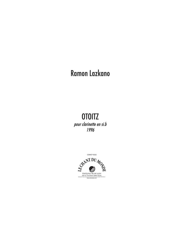 Ramon Lazkano: Otoitz