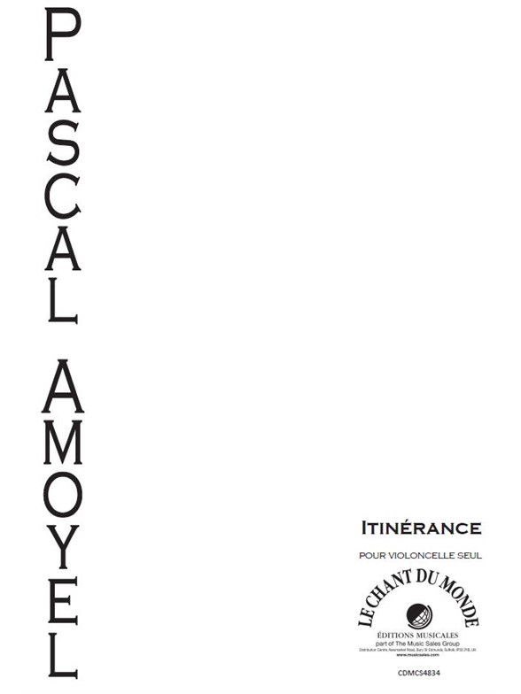 Pascal Amoyel: Itinérance