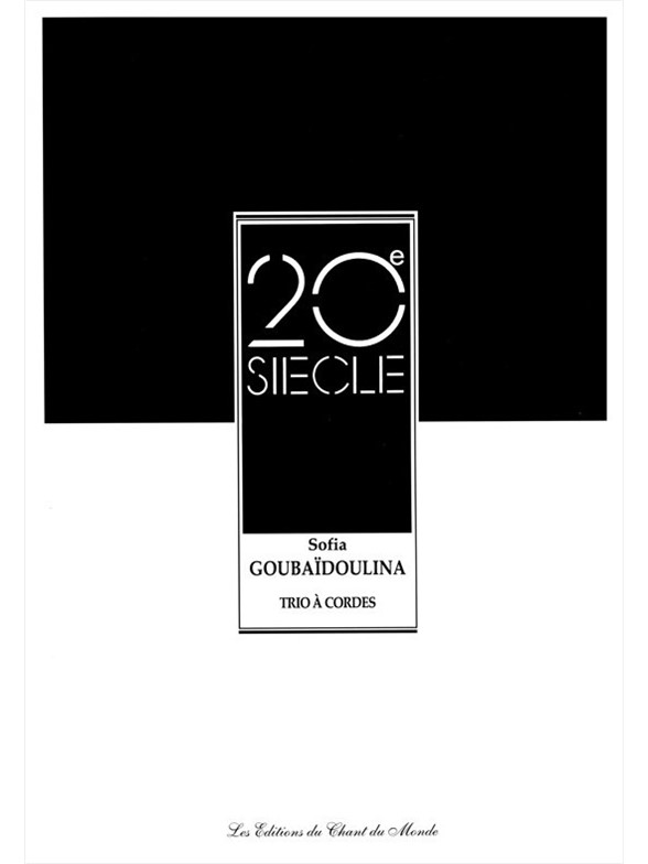 Sofia Goubaïdoulina: String Trio (Score/Parts)