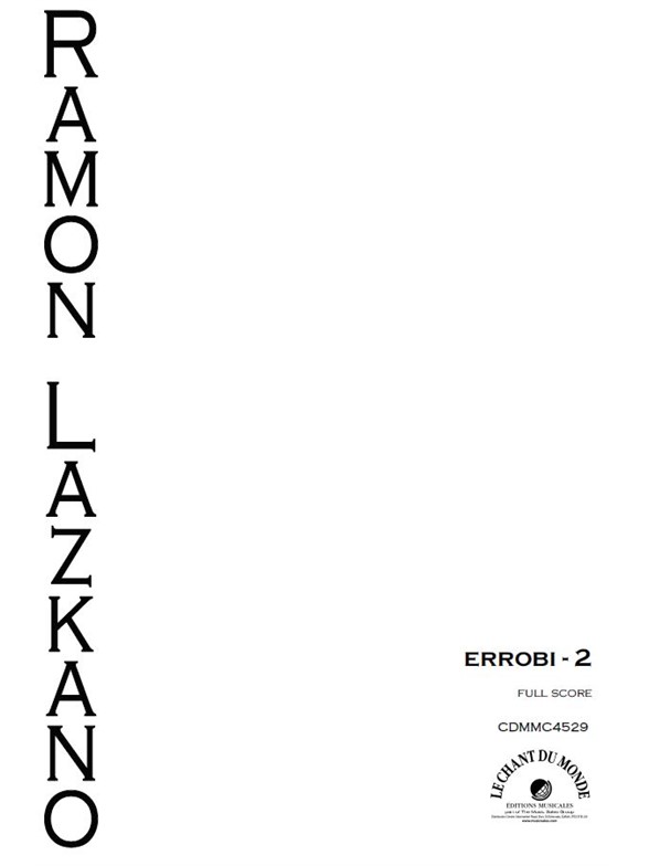 Ramon Lazkano: Errobi 2 (Score/Parts)