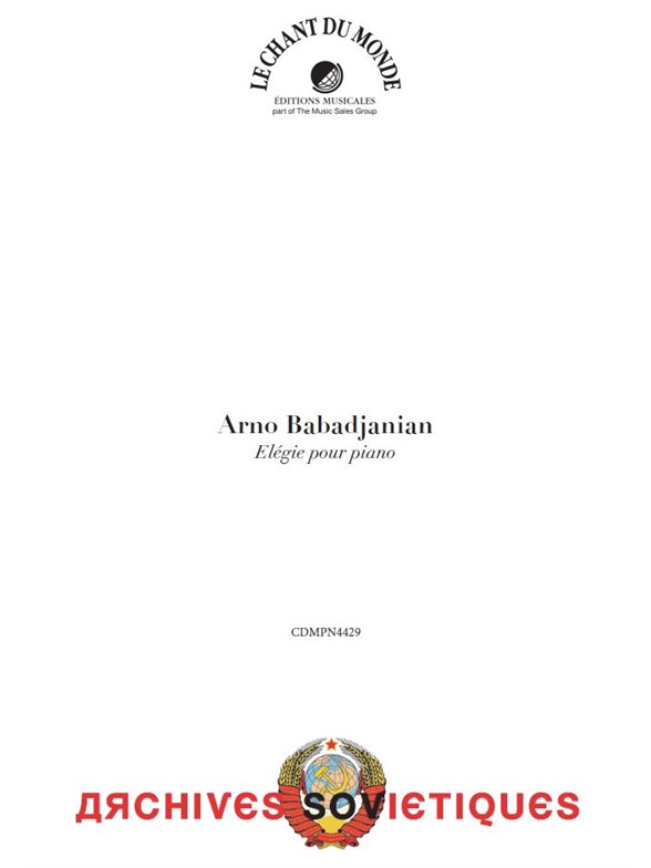 Arno Babadjanian: Elégie