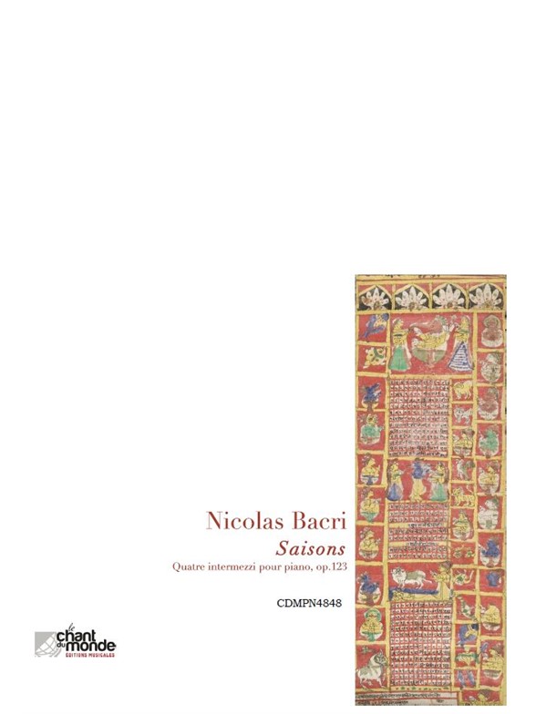 Nicolas Bacri: Saisons, Op. 123