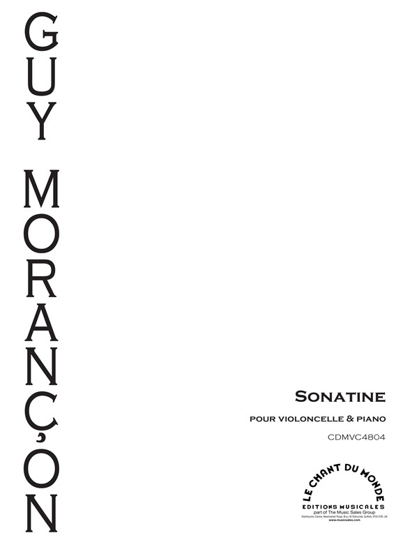 Guy Morançon: Sonatine Pour Piano Et Violoncelle
