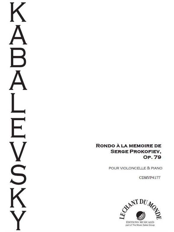 Dimitri Kabalevsky: Rondo À La Mémoire De Prokofiev Op. 79