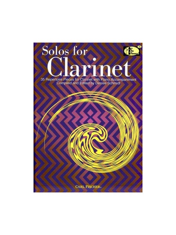 SOLOS FOR CLARINET (SCHMIDT DENISE) CLARINET & PIANO BOOK