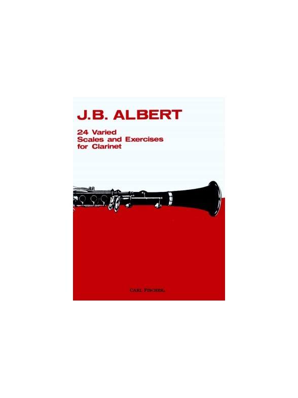 ALBERT JB 24 VARIED SCALES & EXERCISES CLARINET BOOK