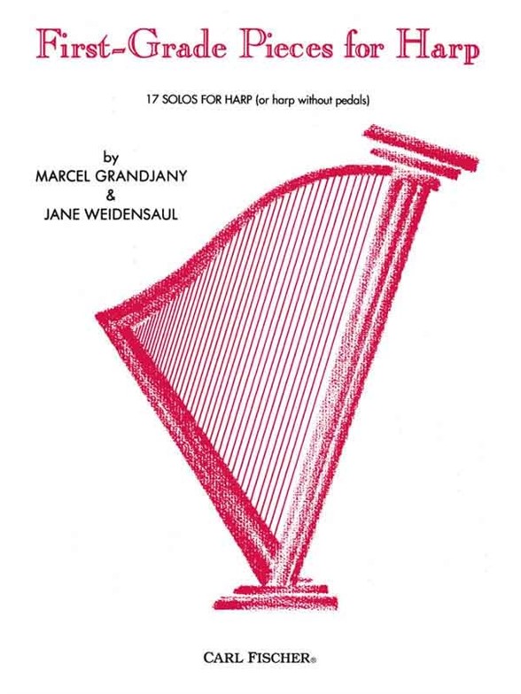 GRANDJANY MARCEL/WEIDENSAUL JANE FIRST-GRADE PIECES FOR HARP BOOK