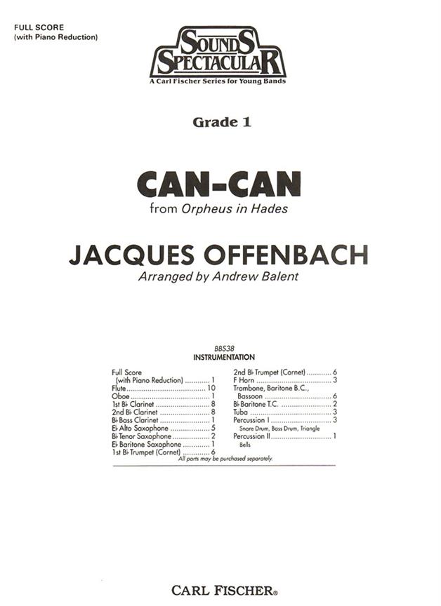 OFFENBACH JACQUES CAN-CAN FROM ORPHEUS IN HADES (BALENT) CBAN FULL SC