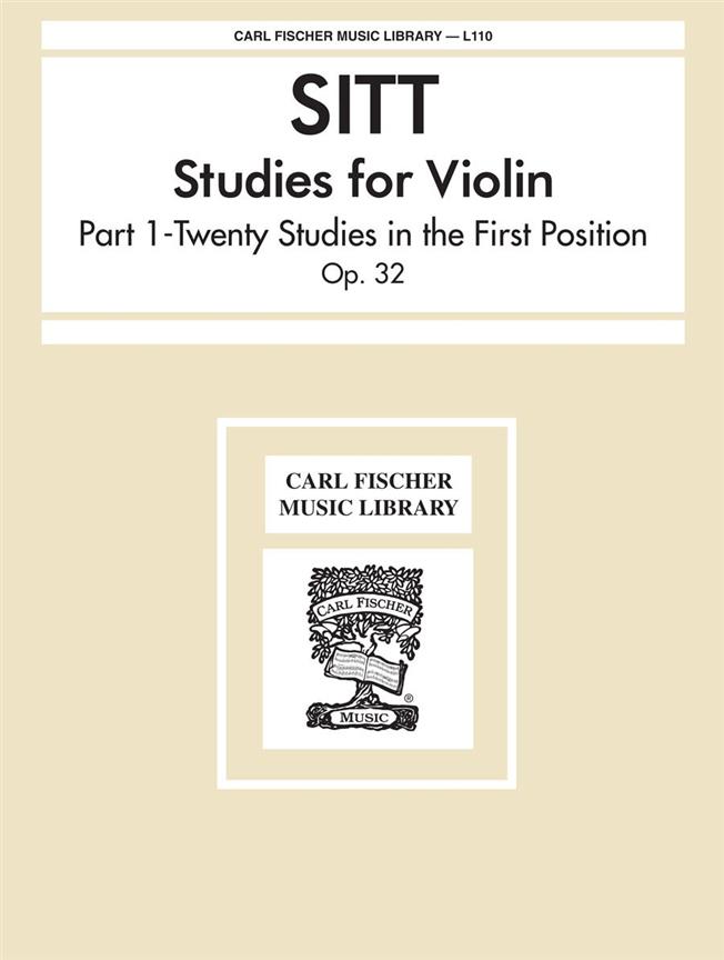 Sitt Studies For Vln Op.32 Vol 1 Bk