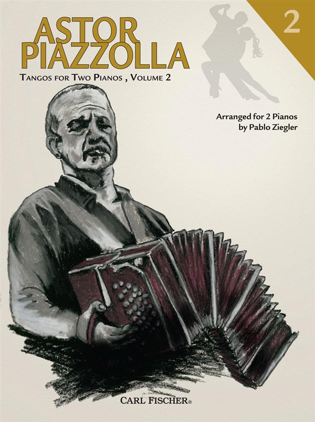PIAZZOLLA ASTOR TANGOS FOR TWO PIANOS VOLUME 2 2PF BOOK