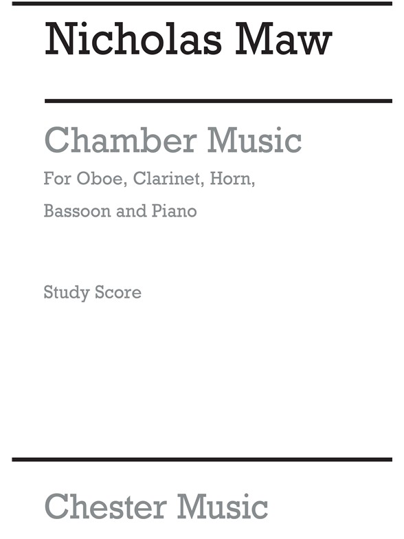 Maw: Chamber Music (Study Score)