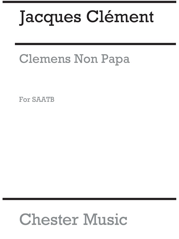 Clemens: O Maria Vernans Rosa for SAATB Chorus Hbc 34