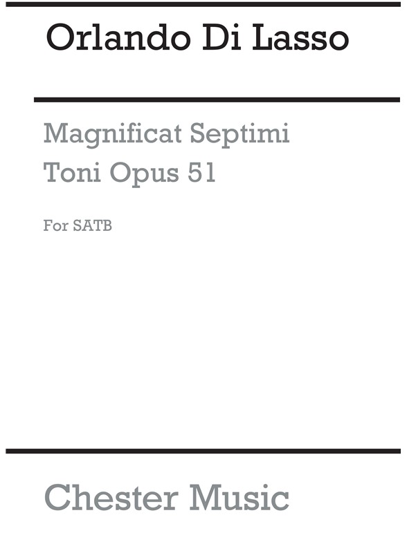 Orlande De Lassus: Magnificat Septimi Toni (Collins) (SATB)