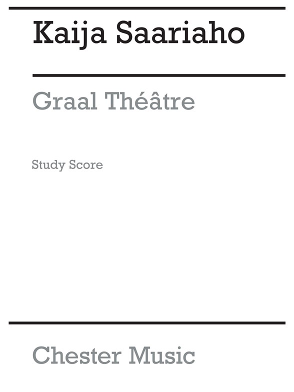 Kaija Saariaho: Graal Theatre Violin Concerto - Chamber Version (Score)