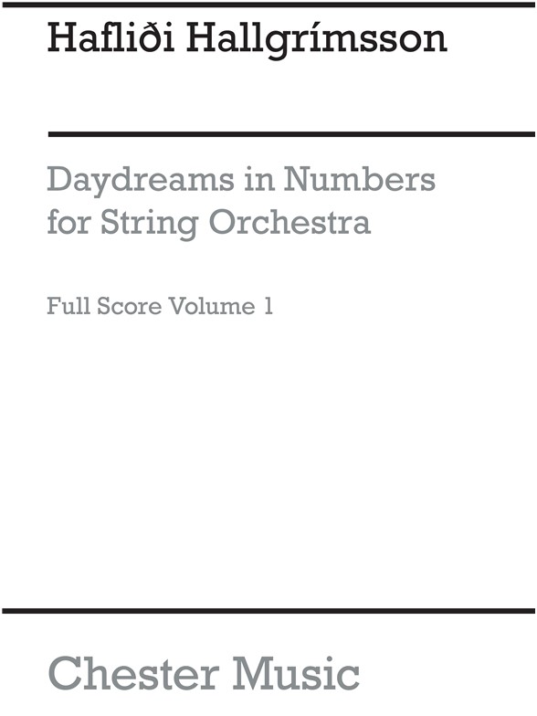 Hallgrimsson: Daydreams In Numbers Vol.1 (Score)