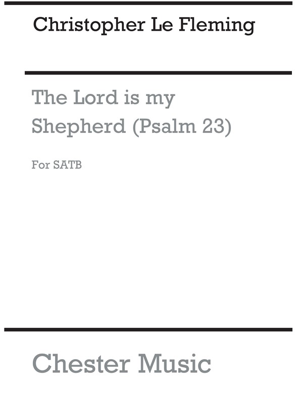 Fleming: Five Psalms - No.3 Only (Vocal Score)