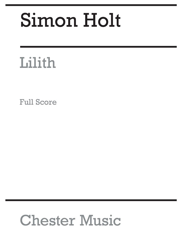 Holt: Lilith (Full Score)