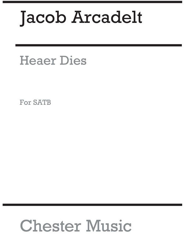Jacques Arcadelt: Haec Dies
