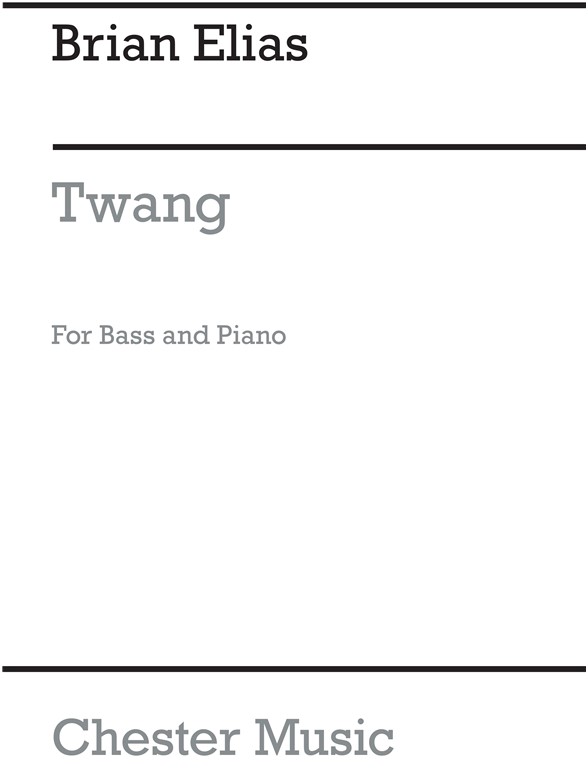 Elias: Twang For Double Bass And Piano