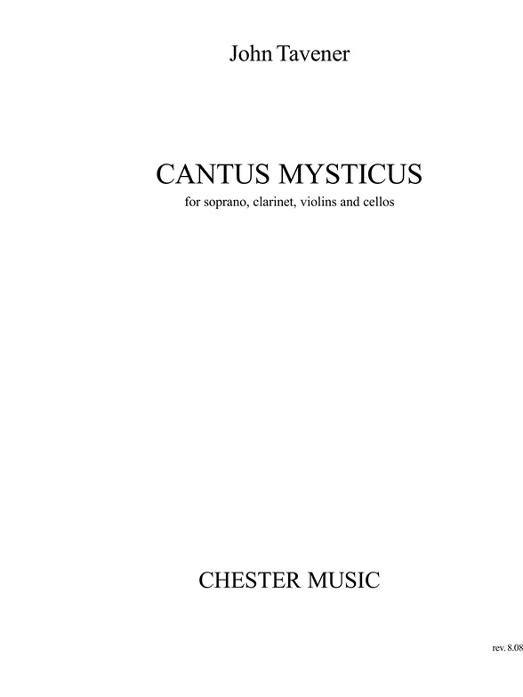 John Tavener: Cantus Mysticus (Score)