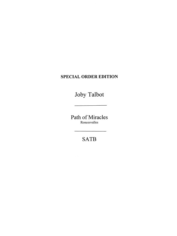 Joby Talbot: Path Of Miracles - Roncesvalles