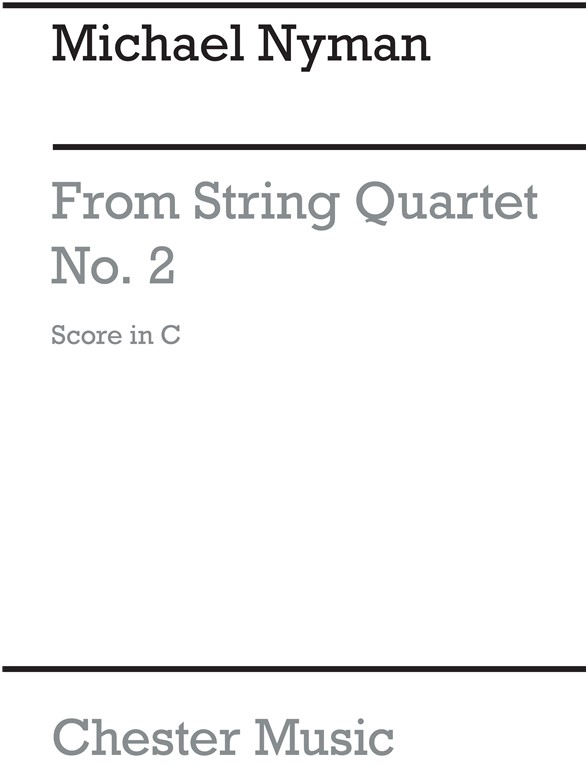 Michael Nyman: From String Quartet No.2 (Score)