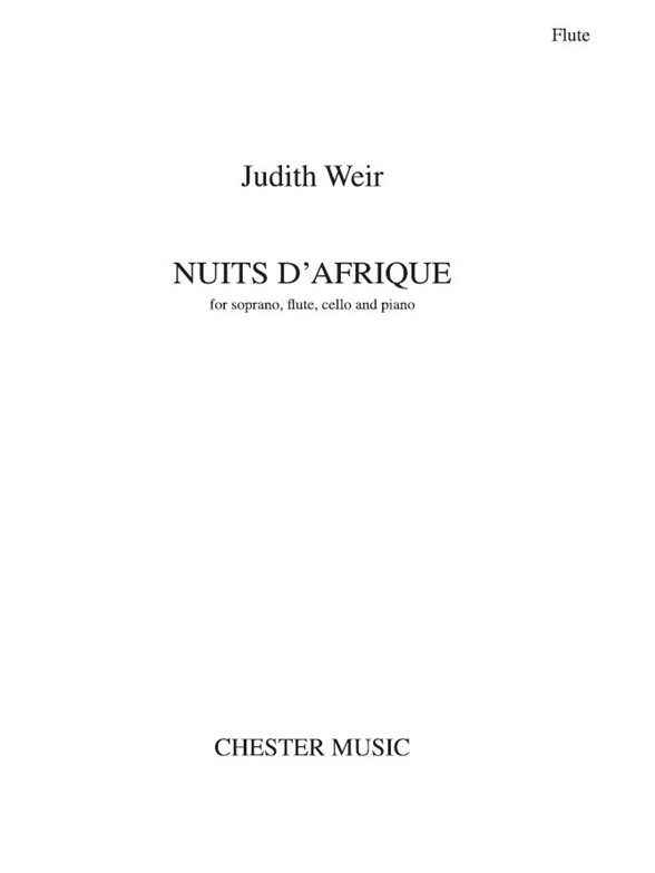 Judith Weir: Nuits d'Afrique (Parts)