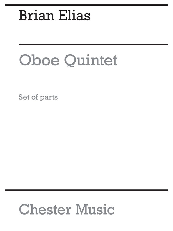 Brian Elias: Oboe Quintet (Parts)