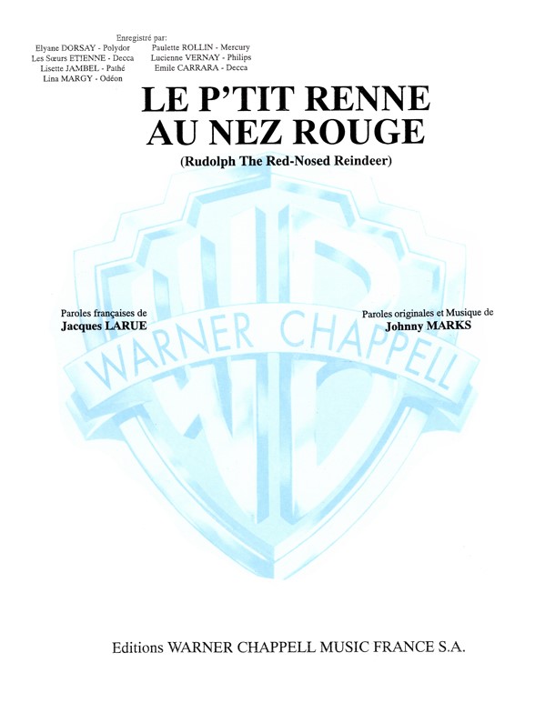 Le P'Tit Renne Au Nez Rouge