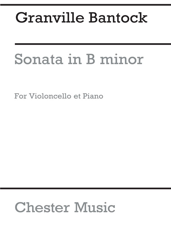 Bantock Sonata In B Minor (1940) Vlc/Pf