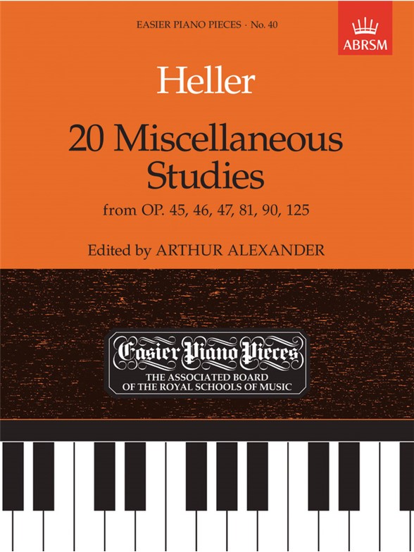 Stephen Heller: 20 Miscellaneous Studies (Op.45, 46, 47, 81, 90 and 125)