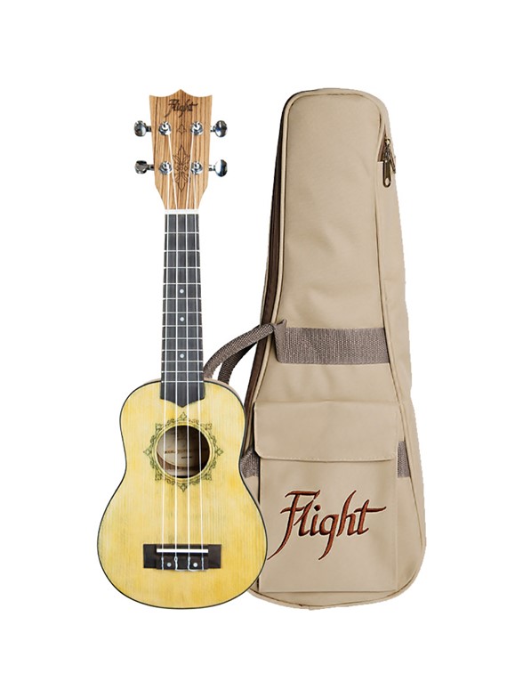 Relic Sopran Ukulele (med taske) Flight DUS330