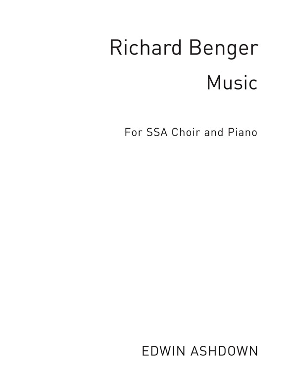 Benger, R Music Ssa/Pf