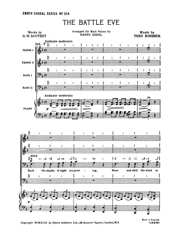 Theo Bonheur: The Battle Eve (TTBB)