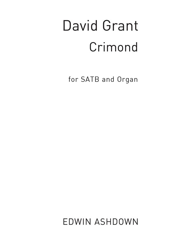David Grant: Crimond (SATB Arr. Geehl)